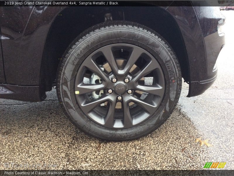 Sangria Metallic / Black 2019 Jeep Grand Cherokee Overland 4x4