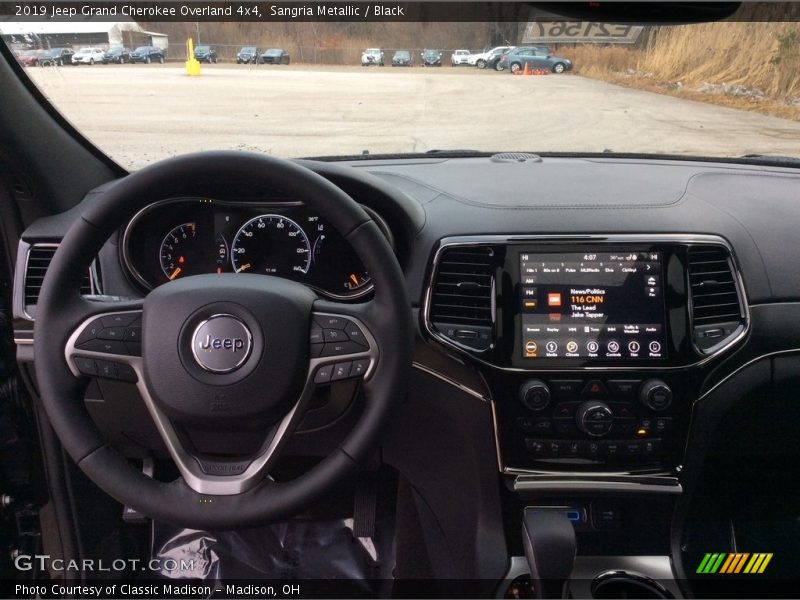 Sangria Metallic / Black 2019 Jeep Grand Cherokee Overland 4x4