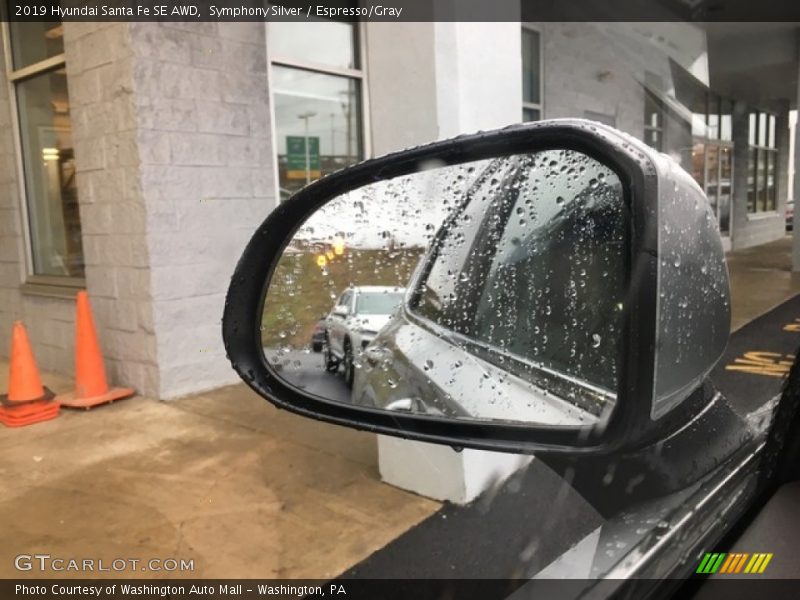 Symphony Silver / Espresso/Gray 2019 Hyundai Santa Fe SE AWD