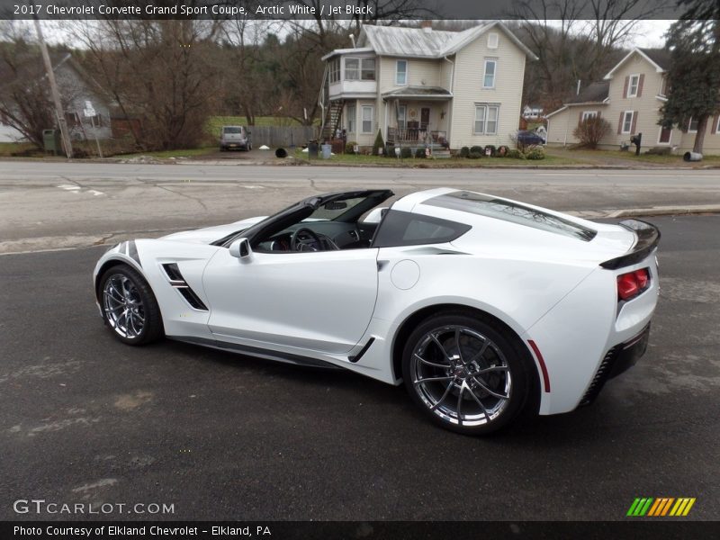 Arctic White / Jet Black 2017 Chevrolet Corvette Grand Sport Coupe