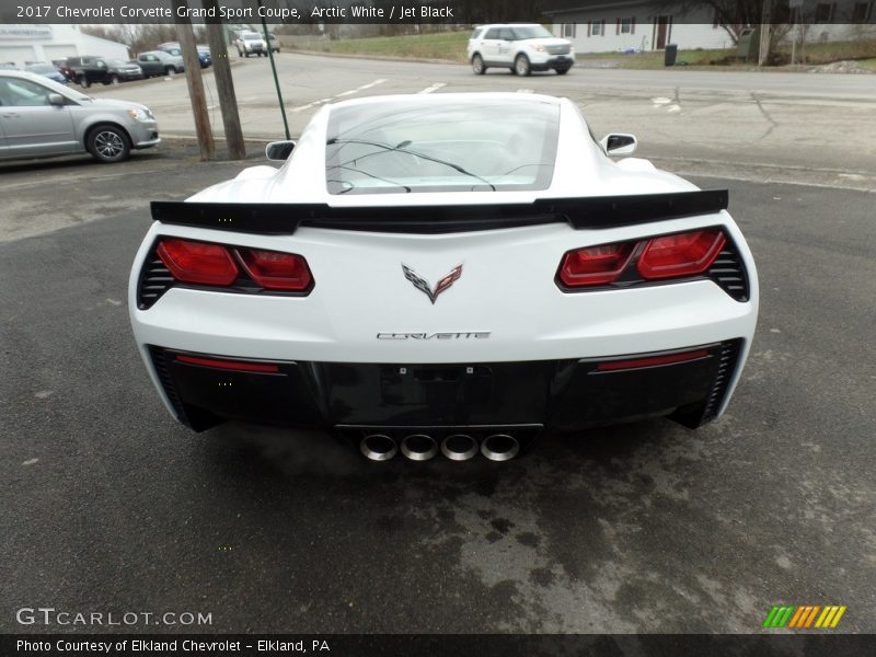 Arctic White / Jet Black 2017 Chevrolet Corvette Grand Sport Coupe