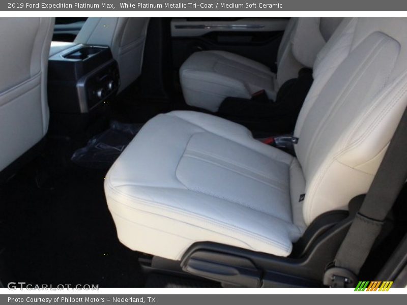 White Platinum Metallic Tri-Coat / Medium Soft Ceramic 2019 Ford Expedition Platinum Max
