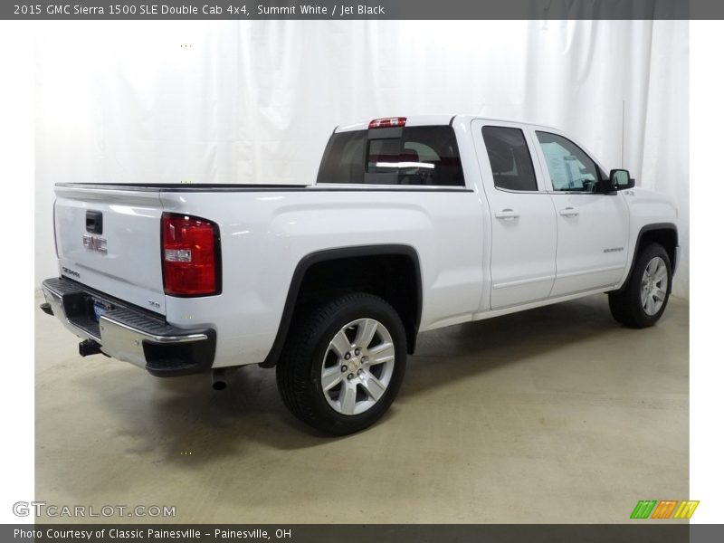 Summit White / Jet Black 2015 GMC Sierra 1500 SLE Double Cab 4x4