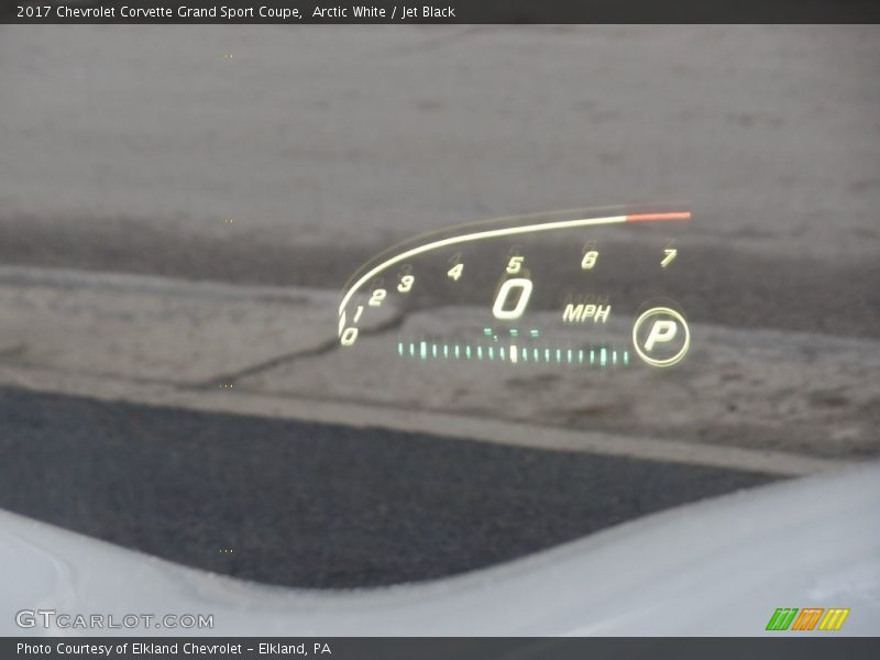 Arctic White / Jet Black 2017 Chevrolet Corvette Grand Sport Coupe