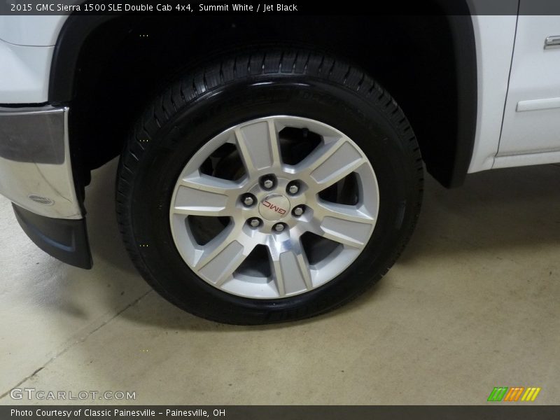 Summit White / Jet Black 2015 GMC Sierra 1500 SLE Double Cab 4x4