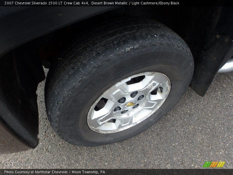 Desert Brown Metallic / Light Cashmere/Ebony Black 2007 Chevrolet Silverado 1500 LT Crew Cab 4x4