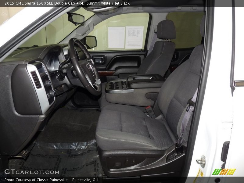 Summit White / Jet Black 2015 GMC Sierra 1500 SLE Double Cab 4x4
