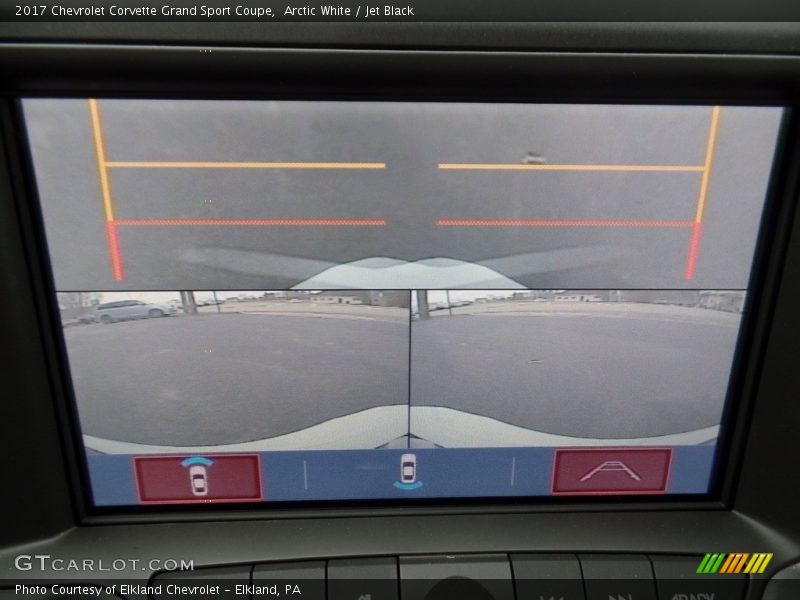 Arctic White / Jet Black 2017 Chevrolet Corvette Grand Sport Coupe