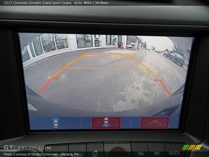 Arctic White / Jet Black 2017 Chevrolet Corvette Grand Sport Coupe