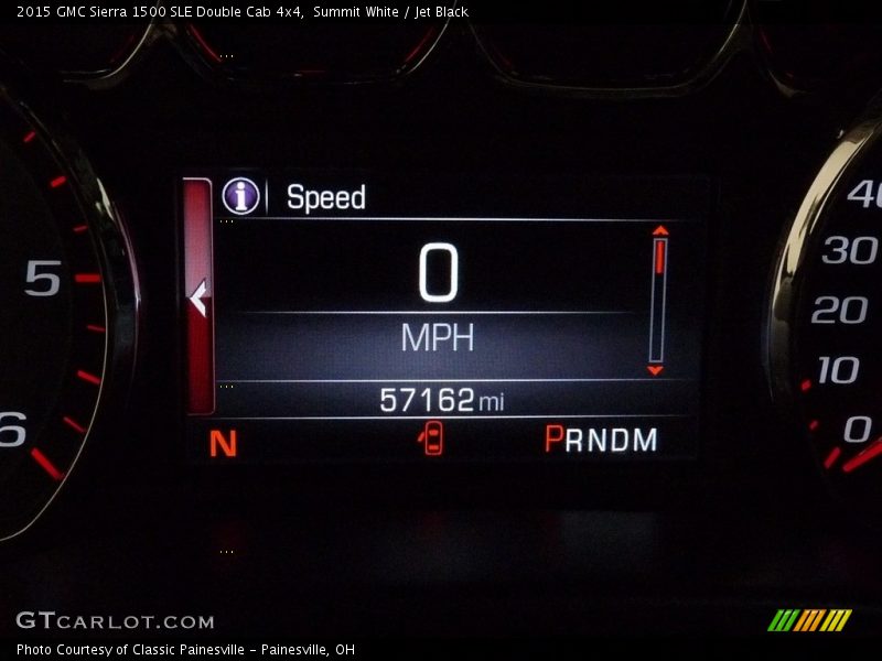 Summit White / Jet Black 2015 GMC Sierra 1500 SLE Double Cab 4x4