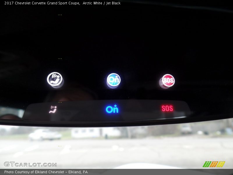 Arctic White / Jet Black 2017 Chevrolet Corvette Grand Sport Coupe