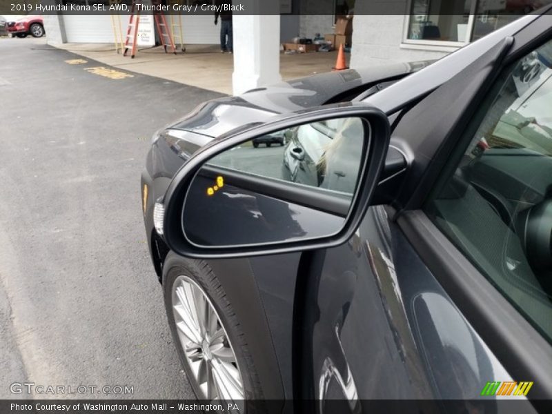 Thunder Gray / Gray/Black 2019 Hyundai Kona SEL AWD