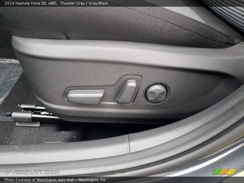 Thunder Gray / Gray/Black 2019 Hyundai Kona SEL AWD