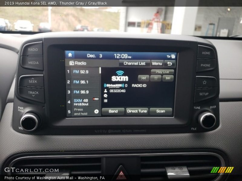 Thunder Gray / Gray/Black 2019 Hyundai Kona SEL AWD