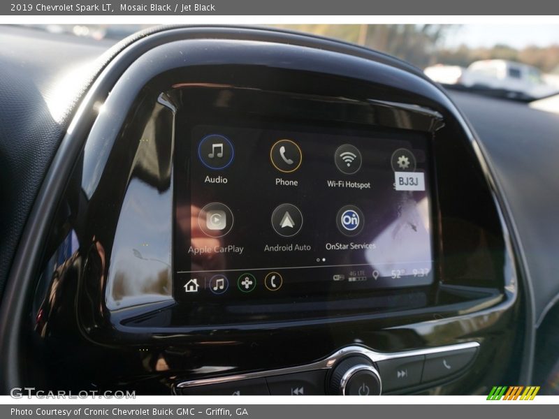 Mosaic Black / Jet Black 2019 Chevrolet Spark LT