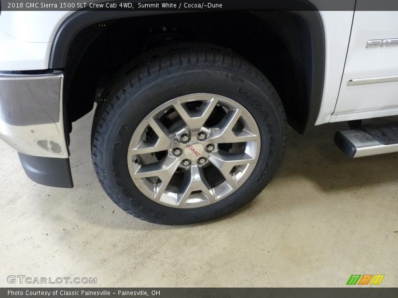 Summit White / Cocoa/­Dune 2018 GMC Sierra 1500 SLT Crew Cab 4WD