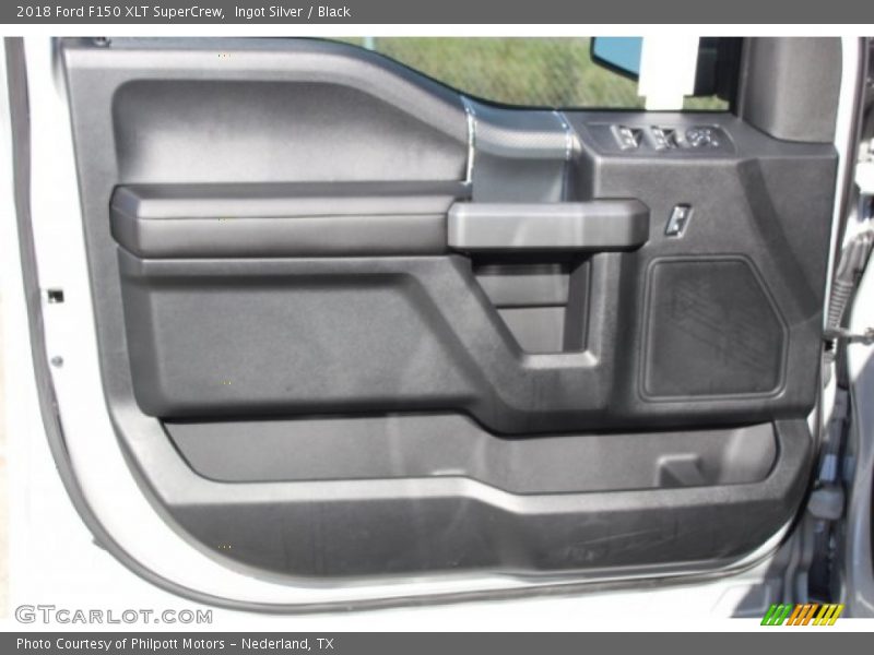 Ingot Silver / Black 2018 Ford F150 XLT SuperCrew