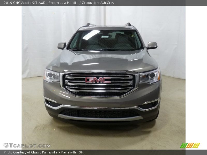 Pepperdust Metallic / Cocoa/Light Ash Gray 2019 GMC Acadia SLT AWD