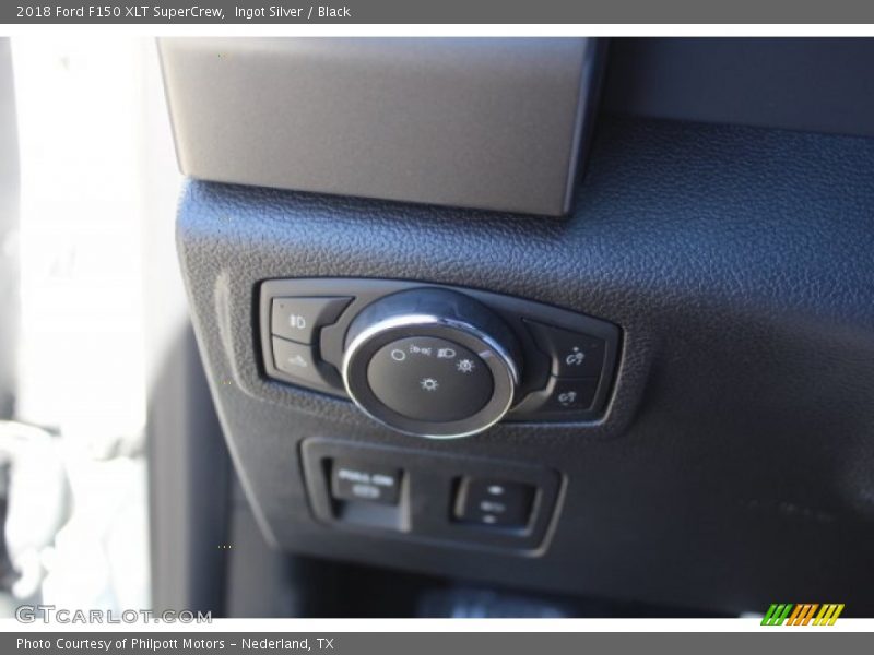 Ingot Silver / Black 2018 Ford F150 XLT SuperCrew
