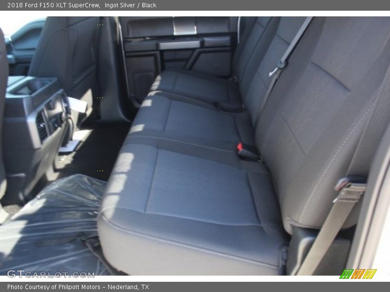 Ingot Silver / Black 2018 Ford F150 XLT SuperCrew