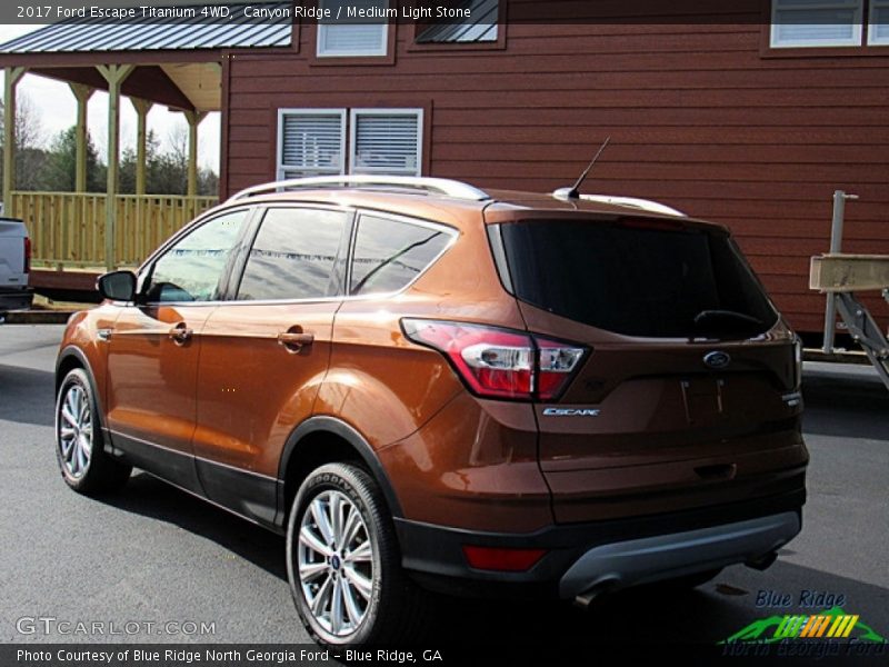 Canyon Ridge / Medium Light Stone 2017 Ford Escape Titanium 4WD