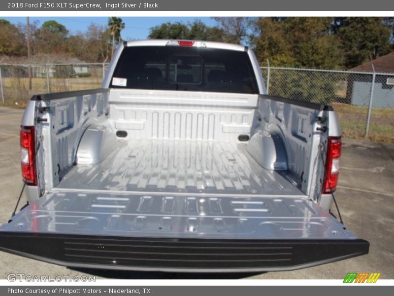 Ingot Silver / Black 2018 Ford F150 XLT SuperCrew