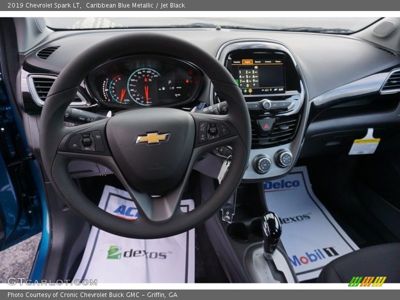Caribbean Blue Metallic / Jet Black 2019 Chevrolet Spark LT