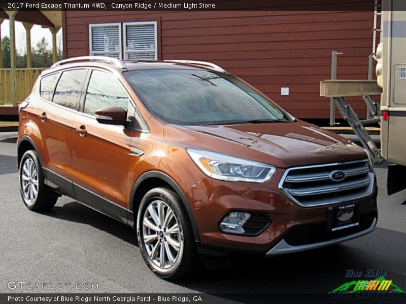 Canyon Ridge / Medium Light Stone 2017 Ford Escape Titanium 4WD