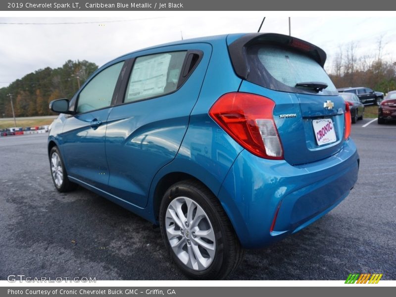 Caribbean Blue Metallic / Jet Black 2019 Chevrolet Spark LT