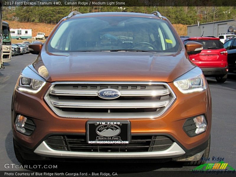 Canyon Ridge / Medium Light Stone 2017 Ford Escape Titanium 4WD