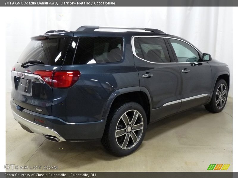 Dark Sky Metallic / Cocoa/Shale 2019 GMC Acadia Denali AWD