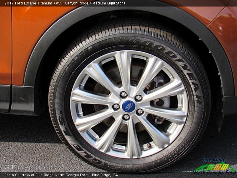 Canyon Ridge / Medium Light Stone 2017 Ford Escape Titanium 4WD