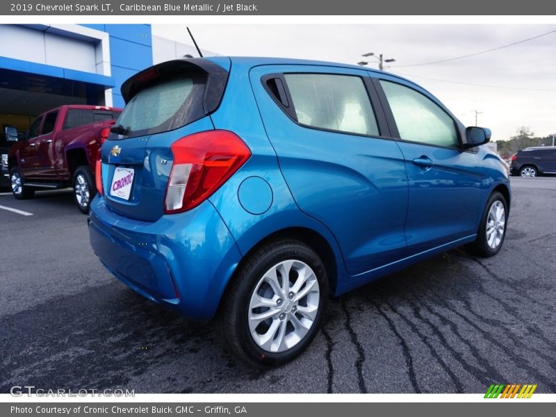 Caribbean Blue Metallic / Jet Black 2019 Chevrolet Spark LT