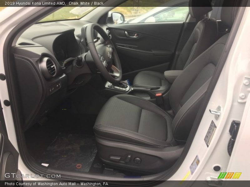 Chalk White / Black 2019 Hyundai Kona Limited AWD