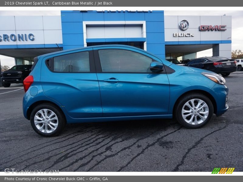 Caribbean Blue Metallic / Jet Black 2019 Chevrolet Spark LT
