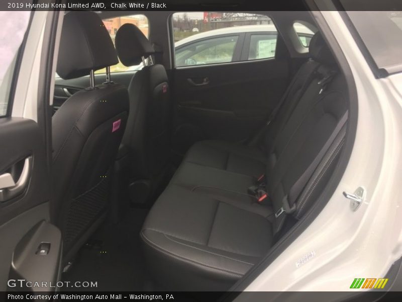 Chalk White / Black 2019 Hyundai Kona Limited AWD