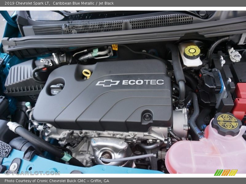 Caribbean Blue Metallic / Jet Black 2019 Chevrolet Spark LT