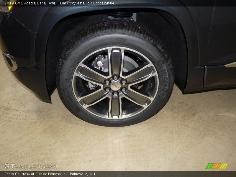 Dark Sky Metallic / Cocoa/Shale 2019 GMC Acadia Denali AWD