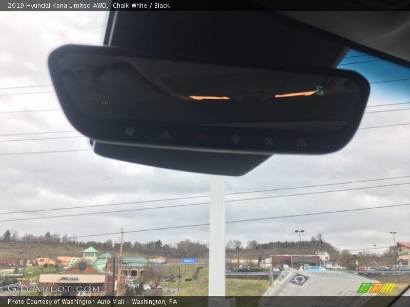 Chalk White / Black 2019 Hyundai Kona Limited AWD