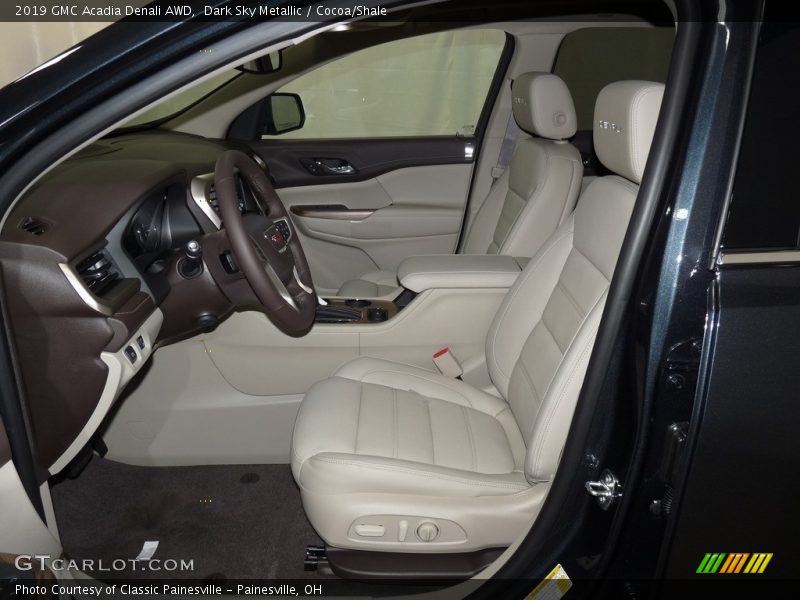Dark Sky Metallic / Cocoa/Shale 2019 GMC Acadia Denali AWD