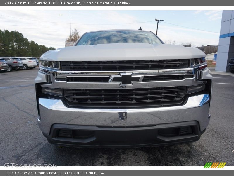 Silver Ice Metallic / Jet Black 2019 Chevrolet Silverado 1500 LT Crew Cab