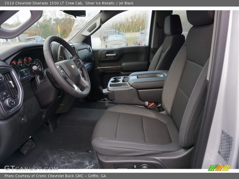 Silver Ice Metallic / Jet Black 2019 Chevrolet Silverado 1500 LT Crew Cab