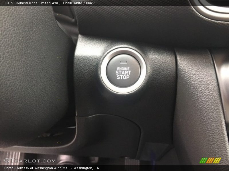 Chalk White / Black 2019 Hyundai Kona Limited AWD