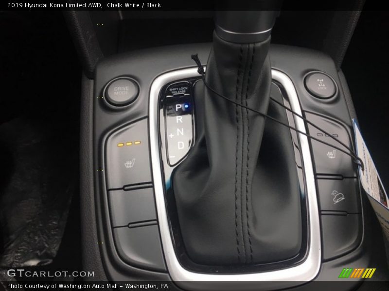 Chalk White / Black 2019 Hyundai Kona Limited AWD