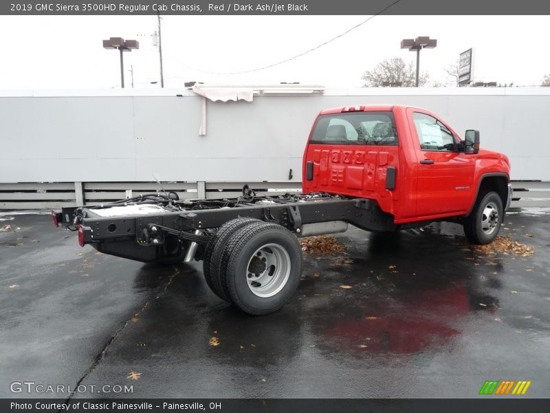 Red / Dark Ash/Jet Black 2019 GMC Sierra 3500HD Regular Cab Chassis