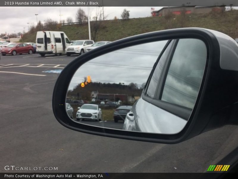 Chalk White / Black 2019 Hyundai Kona Limited AWD