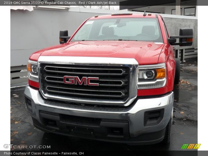 Red / Dark Ash/Jet Black 2019 GMC Sierra 3500HD Regular Cab Chassis