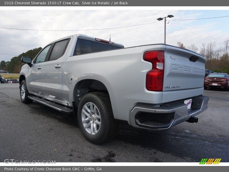 Silver Ice Metallic / Jet Black 2019 Chevrolet Silverado 1500 LT Crew Cab