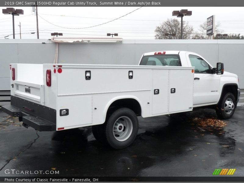 Summit White / Dark Ash/Jet Black 2019 GMC Sierra 3500HD Regular Cab Utility Truck
