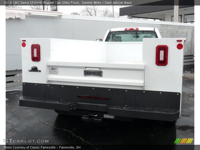 Summit White / Dark Ash/Jet Black 2019 GMC Sierra 3500HD Regular Cab Utility Truck